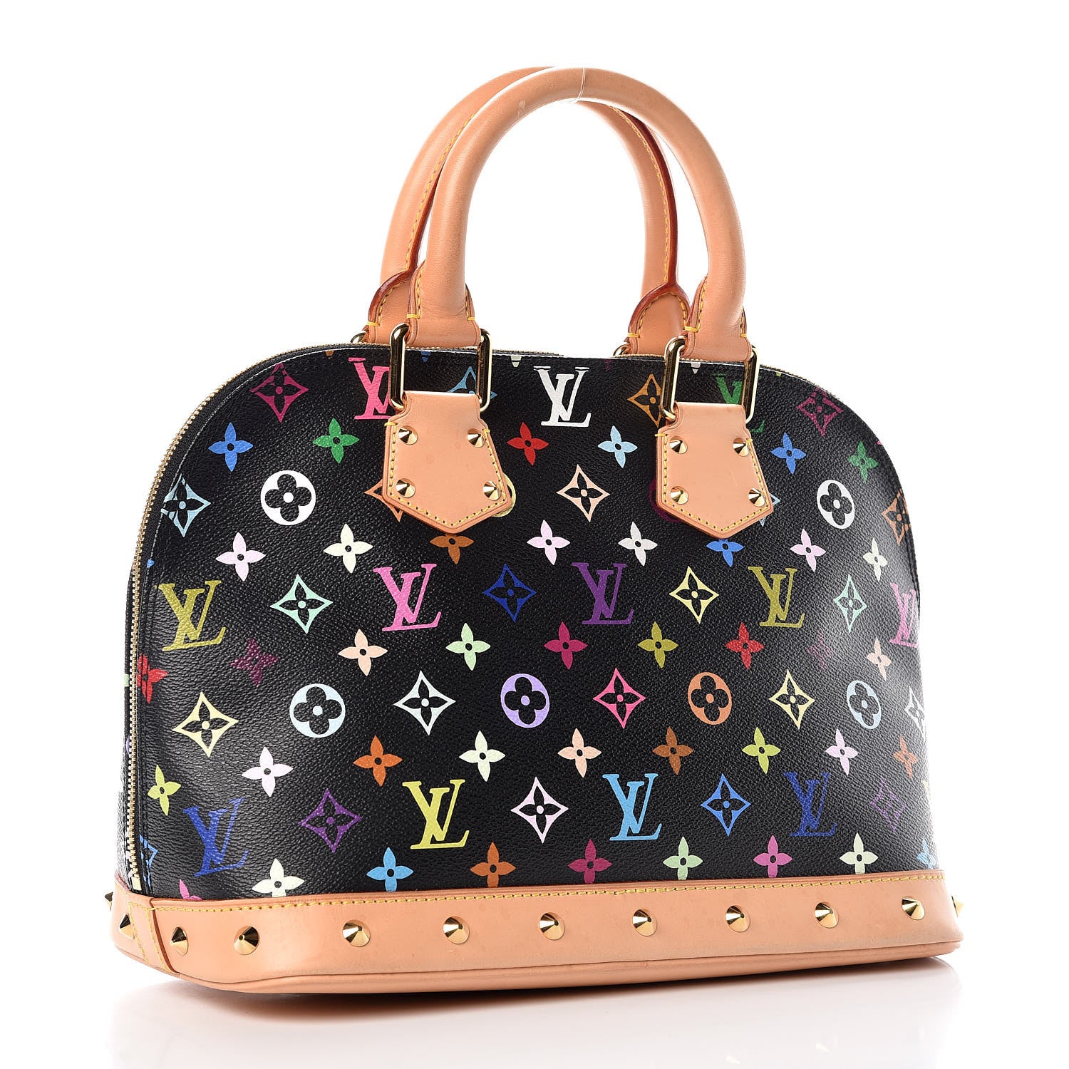 Louis Vuitton Monogram Multicolor Alma Black 3 of 16
