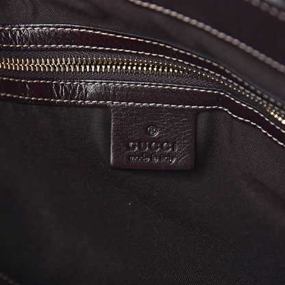 Gucci Calfskin Large Britt Shoulder Bag Dark Brown 6 of 11