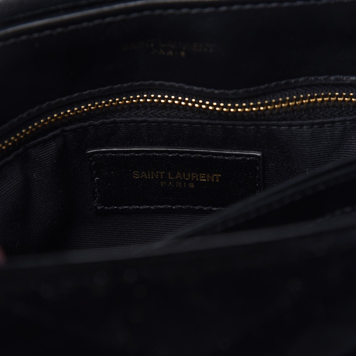 Velvet Y Quilted Monogram Toy Loulou Chain Satchel French Black