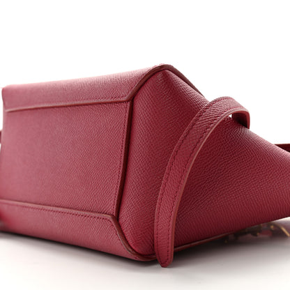 Celine Grained Calfskin Nano Belt Bag Acai 10 of 19
