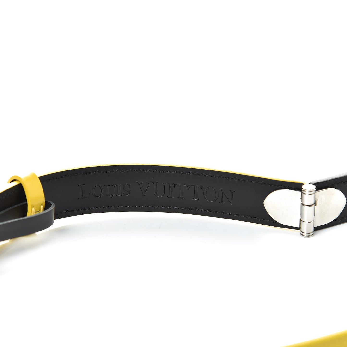 Calfskin 20mm Passion Belt 75 30 Black Yellow