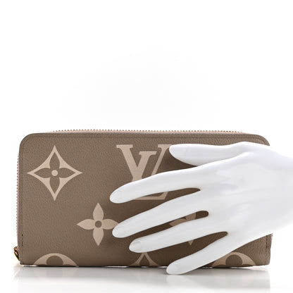 Louis Vuitton Empreinte Monogram Giant Zippy Wallet Tourterelle Creme 2 of 10