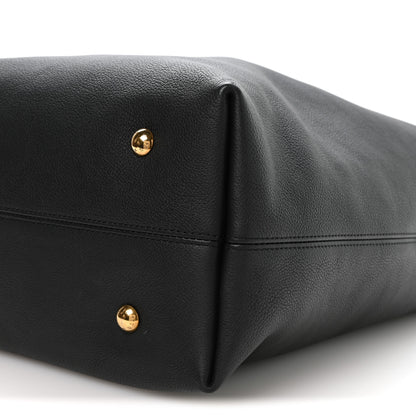 Louis Vuitton Grained Calfskin Low Key Hobo MM Black 10 of 10