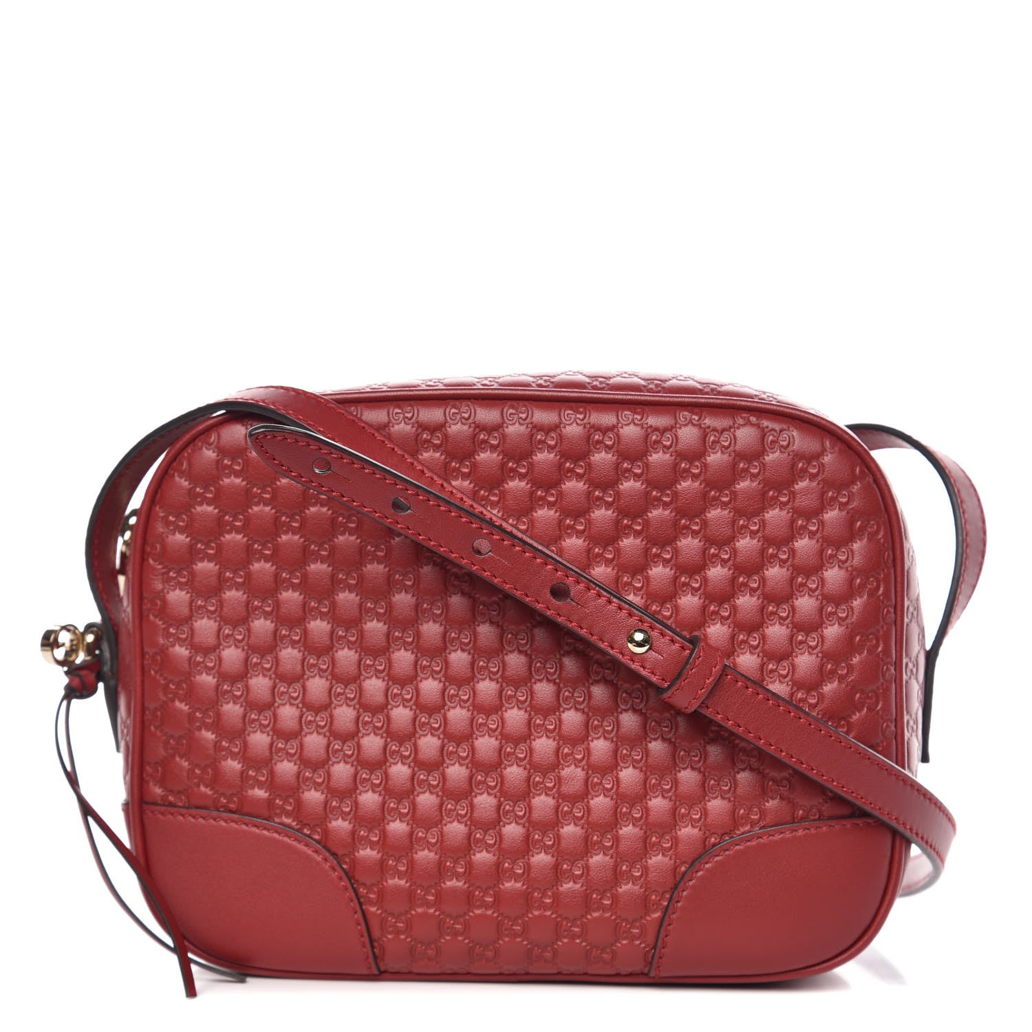 Gucci Microguccissima Mini Bree Messenger Bag Red 1 of 7