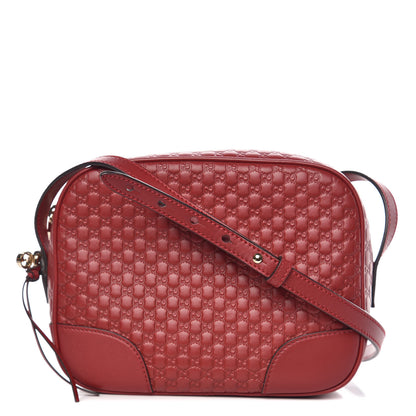 Gucci Microguccissima Mini Bree Messenger Bag Red 1 of 7