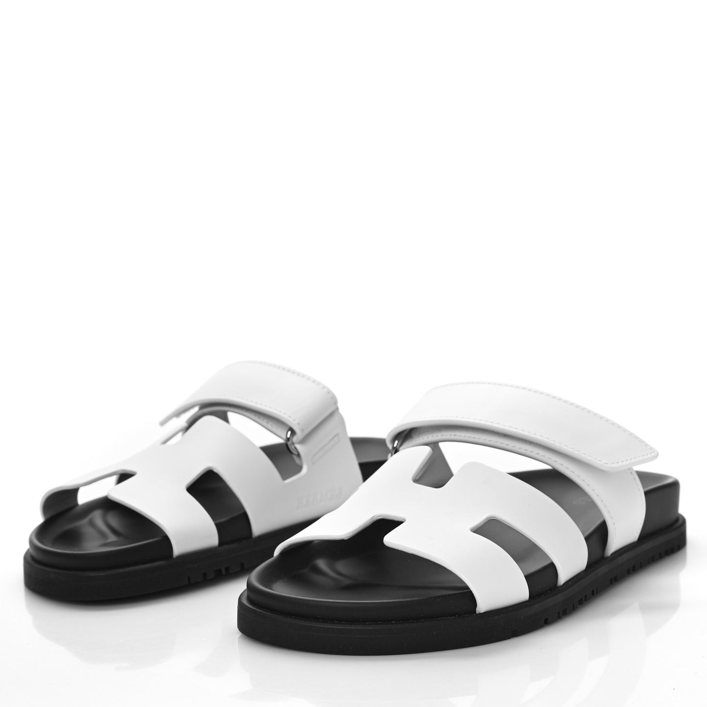 Calfskin Womens Chypre Sandals 36.5 White