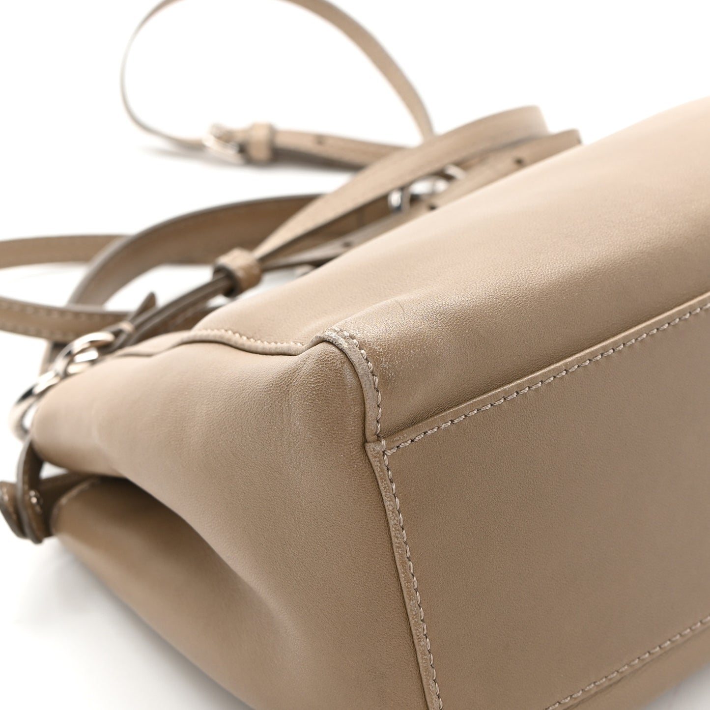 Nappa Mini Peekaboo Iconic Satchel Tortora