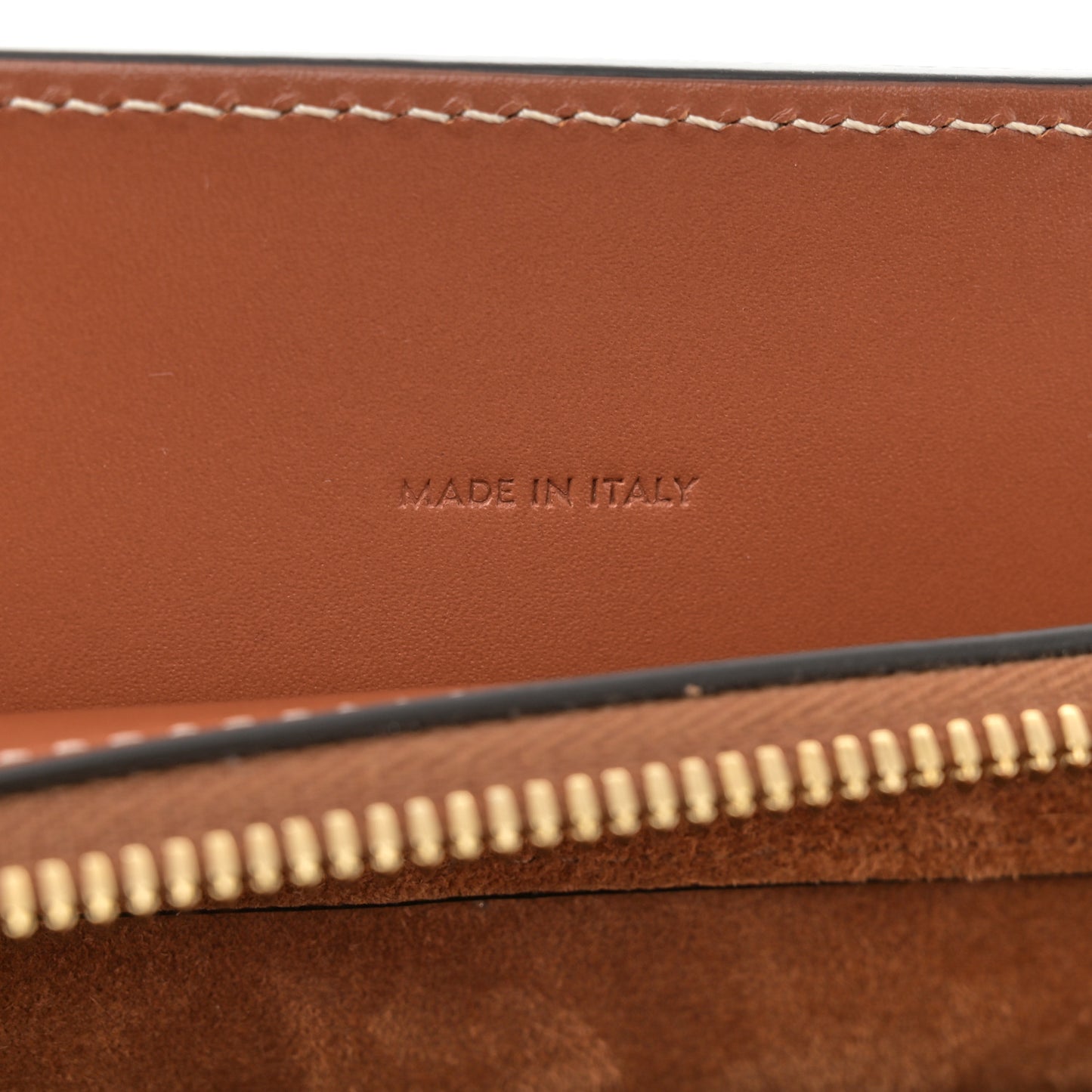 Grained Calfskin Medium Cabas De France Natural Tan