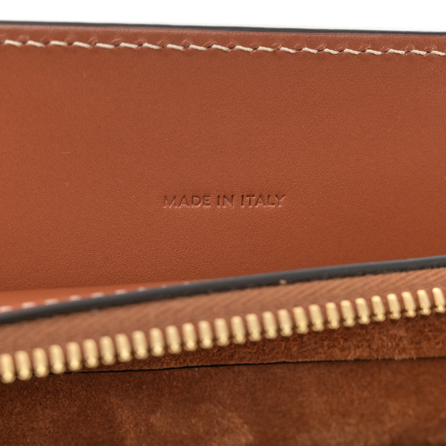Celine Grained Calfskin Medium Cabas De France Natural Tan 7 of 12