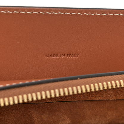 Celine Grained Calfskin Medium Cabas De France Natural Tan 7 of 12