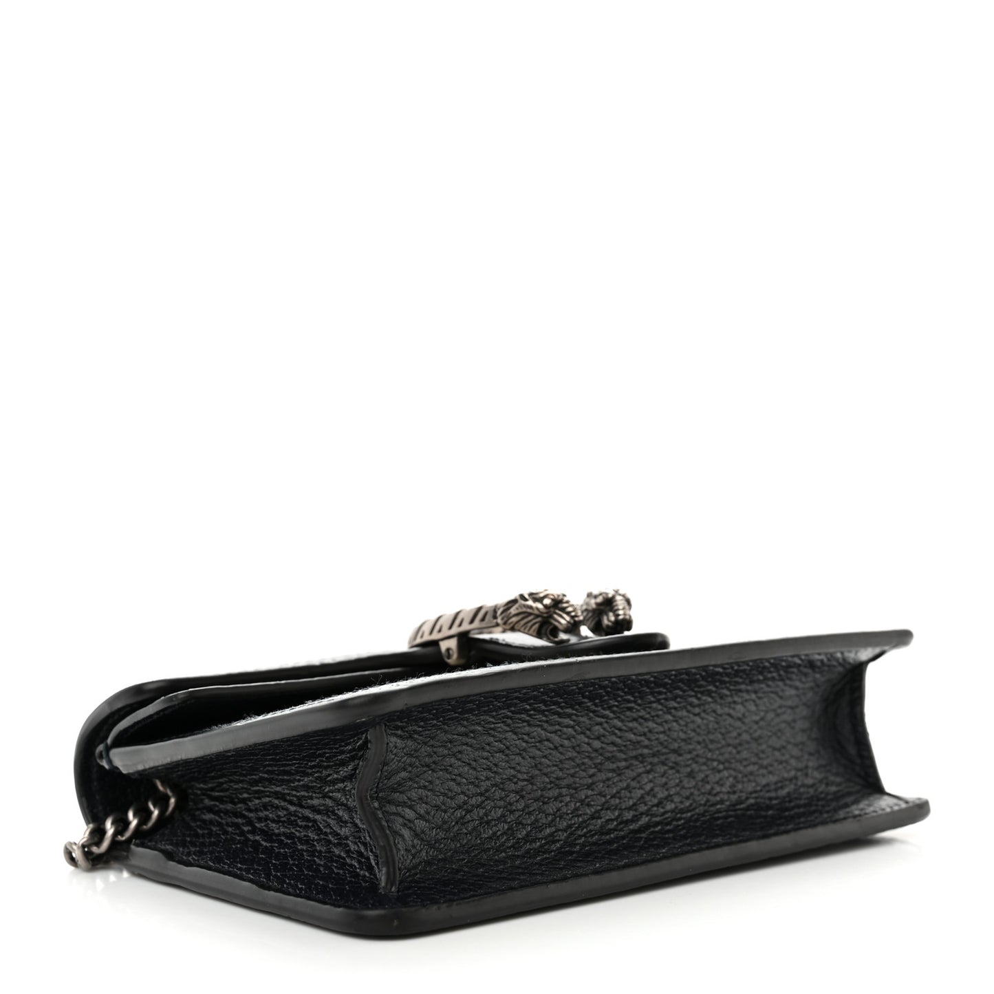 GG Supreme Monogram Textured Dollar Calfskin Super Mini Dionysus Shoulder Bag Beige Blue