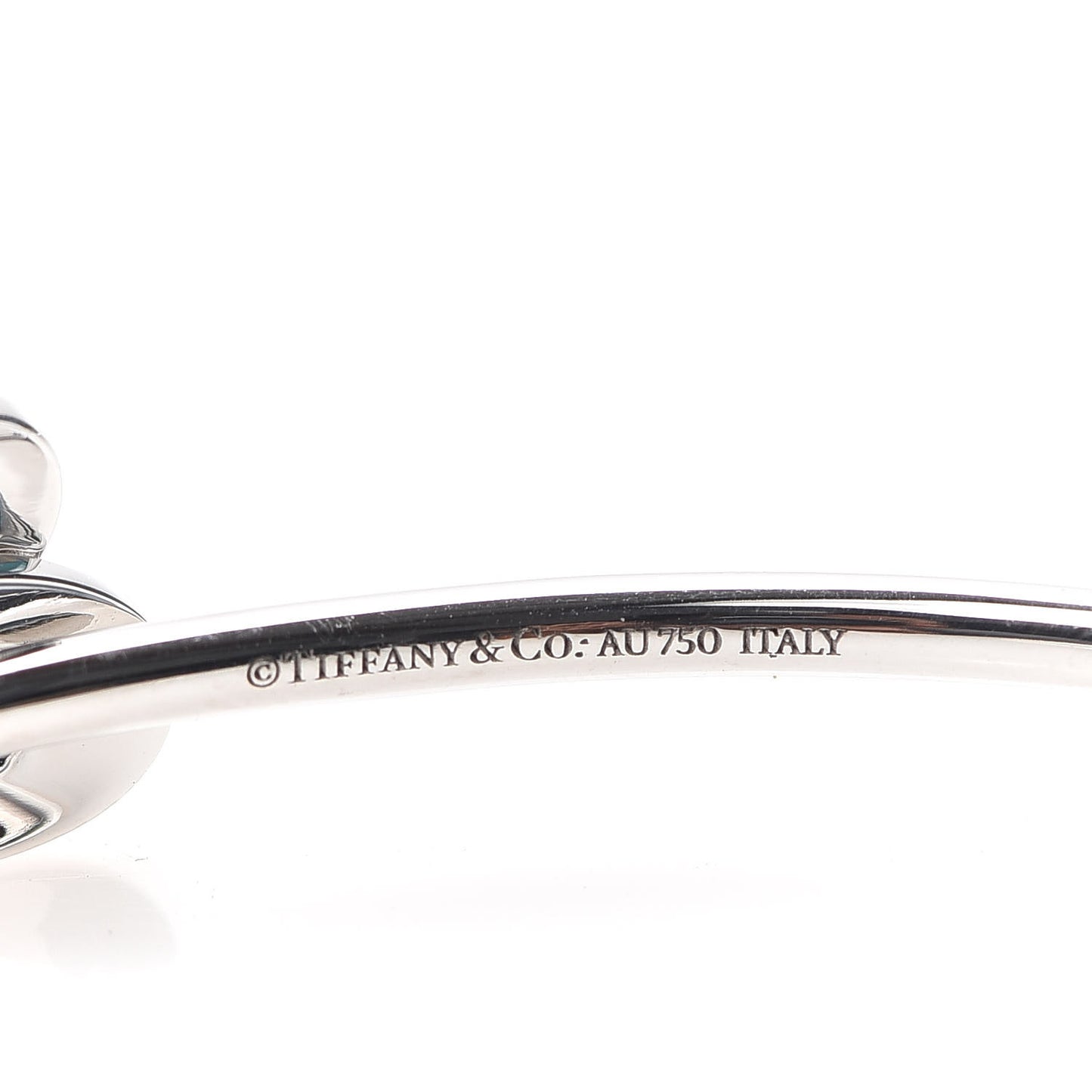 18K White Gold Diamond Bow Cuff Bracelet