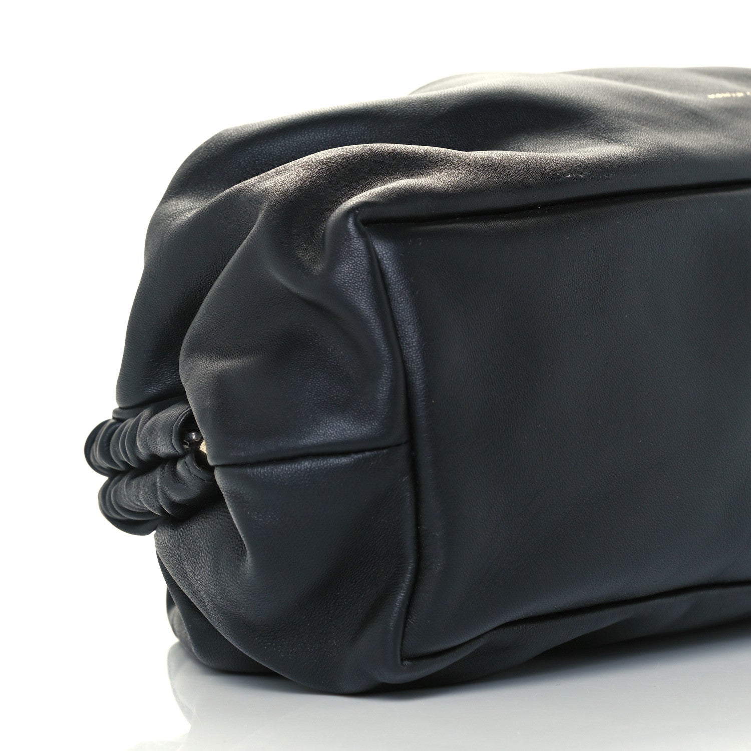 Mansur Gavriel Lambskin Cloud Clutch Black Flamma 5 of 9