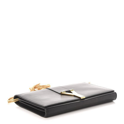 Saint Laurent Calfskin Classic Y Ligne Chain Wallet Black 4 of 11