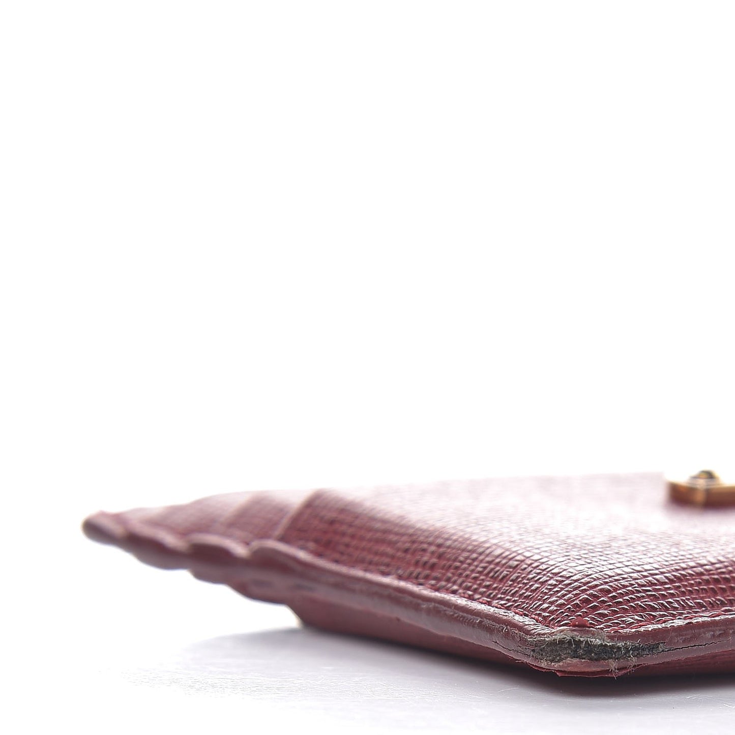 Vitello Elite Card Holder Rosso Scuro Ciliegia