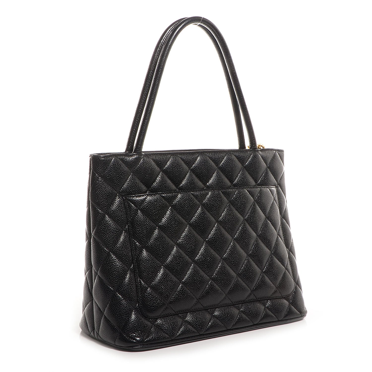 Chanel Caviar Medallion Tote Black 3 of 7