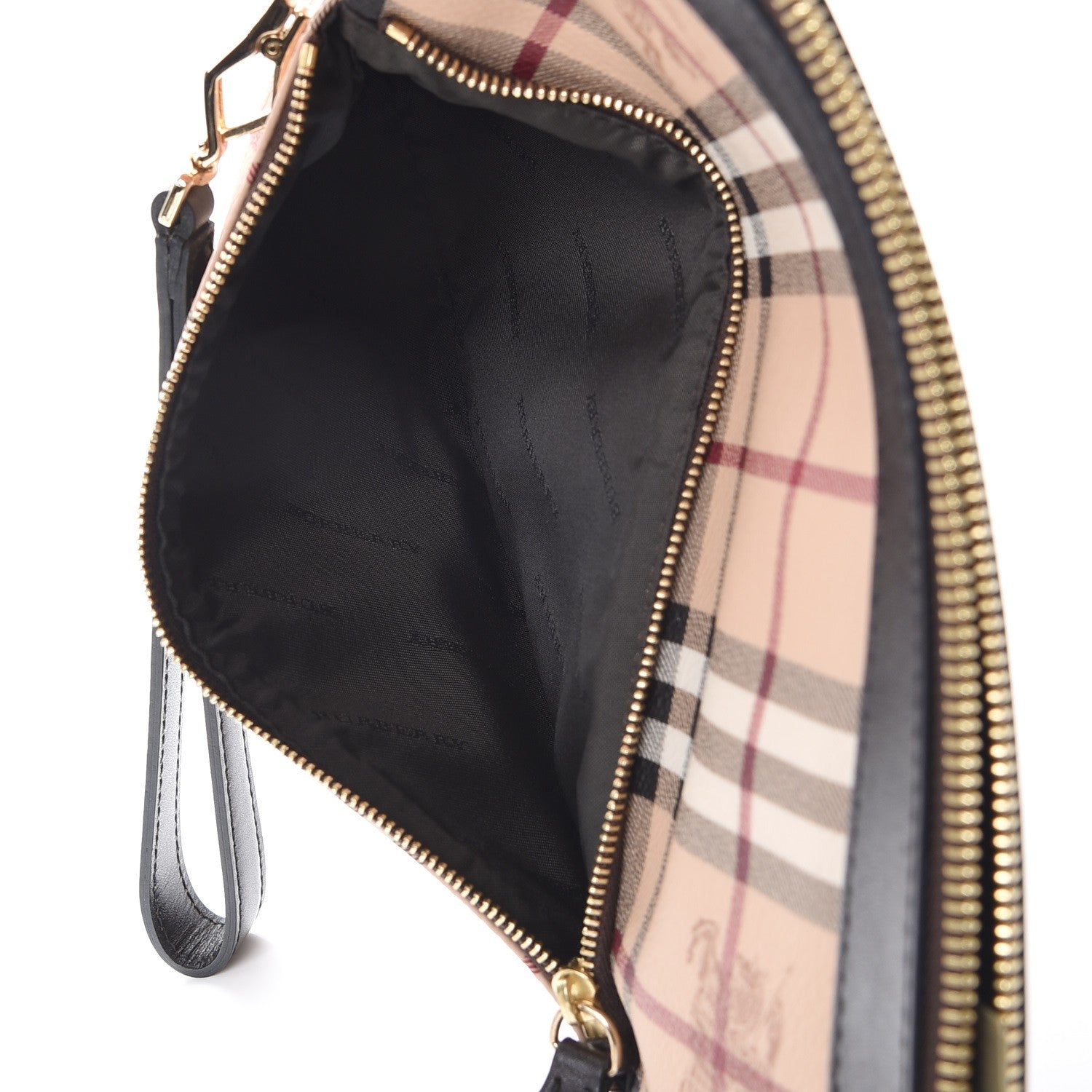 Burberry Haymarket Check Adeline Foldover Clutch Brown 6 of 7