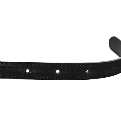 Gucci Suede Calfskin Torchon Double G 15mm Belt 85 34 Black 5 of 5