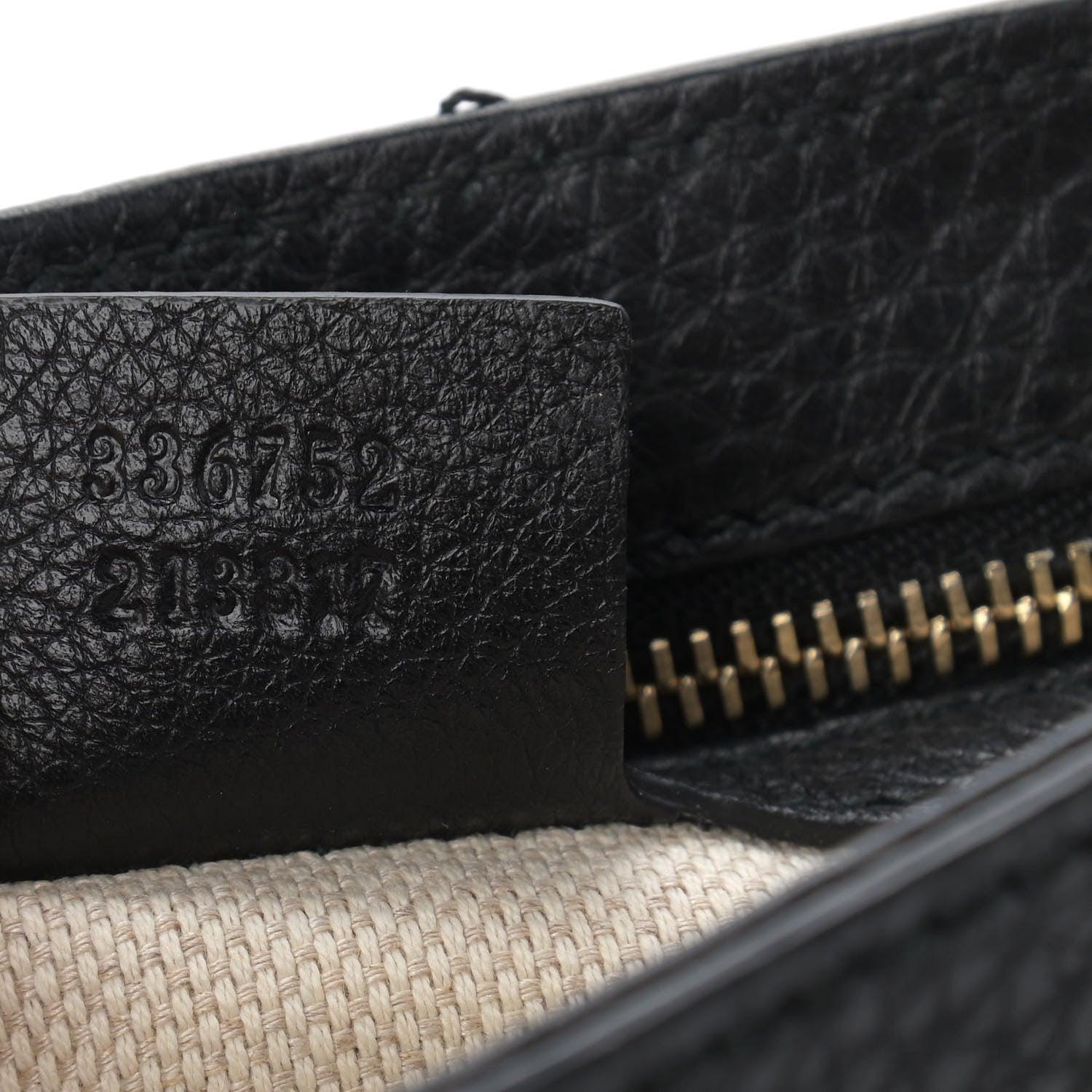 Gucci Pebbled Calfskin Medium Soho Flap Crossbody Black 7 of 11
