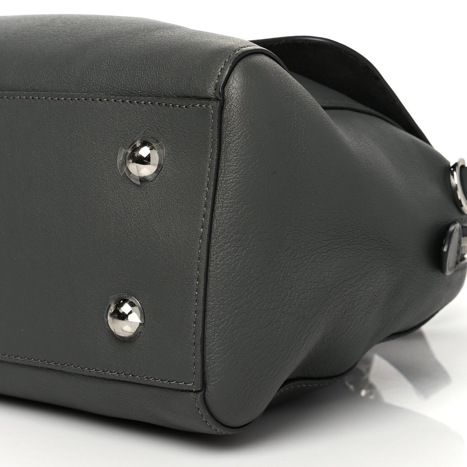 Mulberry Glossy Goatskin Medium Del Rey Satchel Black 9 of 10