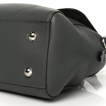 Mulberry Glossy Goatskin Medium Del Rey Satchel Black 9 of 10