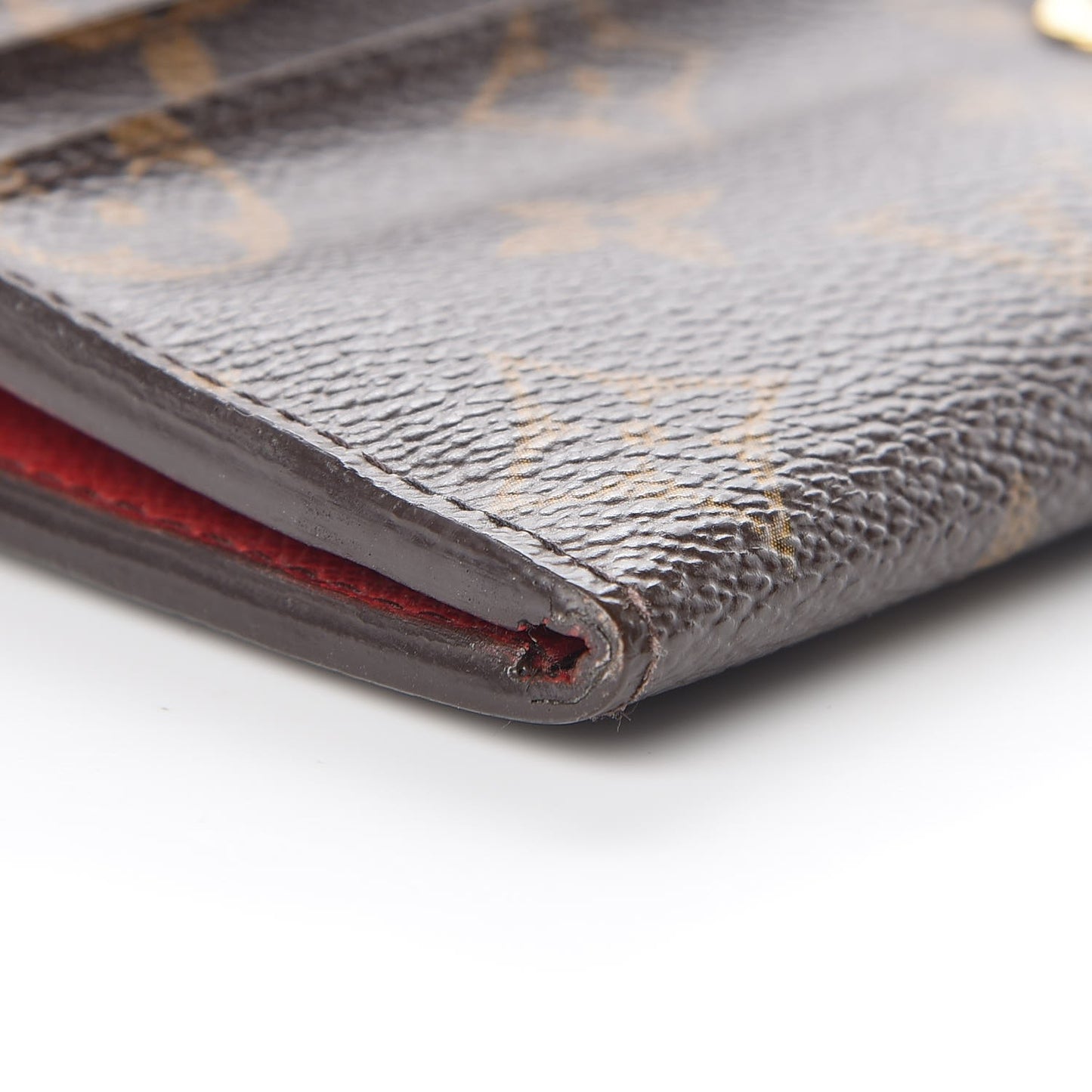 Monogram Emilie Wallet Red