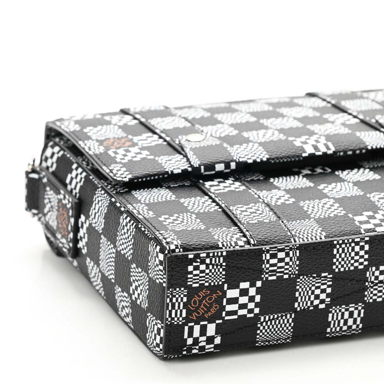 Louis Vuitton Damier Distorted Flap Soft Trunk Messenger 9 of 10
