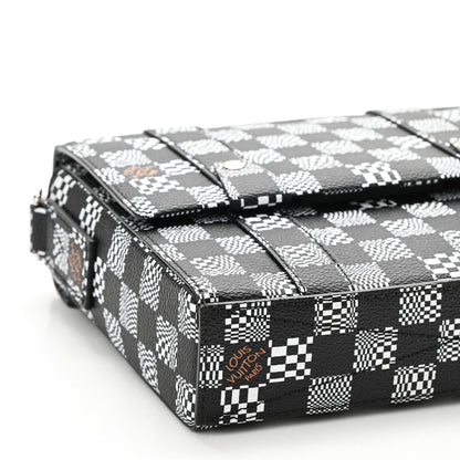 Louis Vuitton Damier Distorted Flap Soft Trunk Messenger 9 of 10