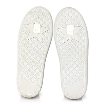 Christian Dior Canvas Oblique Embroidered Womens Solar Slip On Sneakers 38.5 Deep Blue 5 of 9