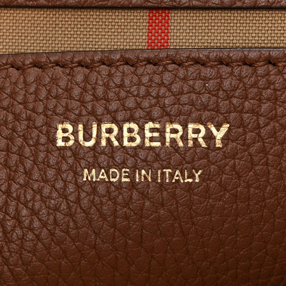 Burberry Calfskin Vintage Check Note Crossbody Bag Tan 6 of 13