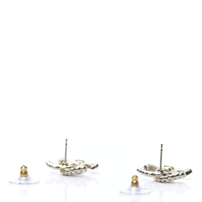 Chanel Pearl Queen of France CC Earrings Gold 3 of 5