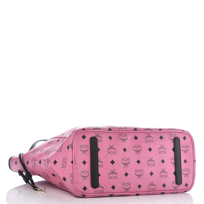 MCM Visetos Medium Liz Reversible Shopper Tote Pink 6 of 18