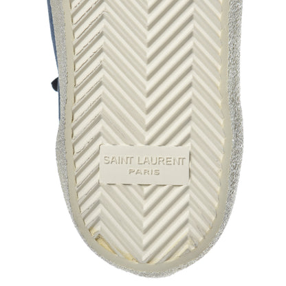 Saint Laurent Suede Womens Court Classic Sneakers 36.5 Denim 6 of 9