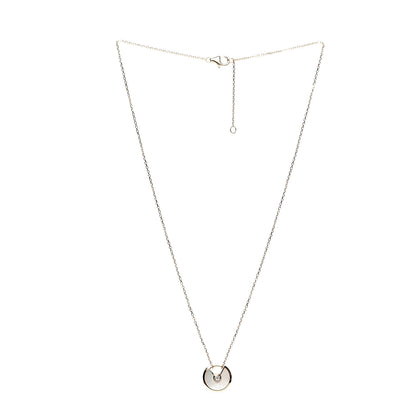 Cartier 18K Yellow Gold Diamond Mother of Pearl XS Amulette de Cartier Pendant Necklace 2 of 5