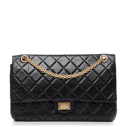 Chanel Aged Calfskin Quilted 2.55 Reissue 226 Flap Black 1 of 7