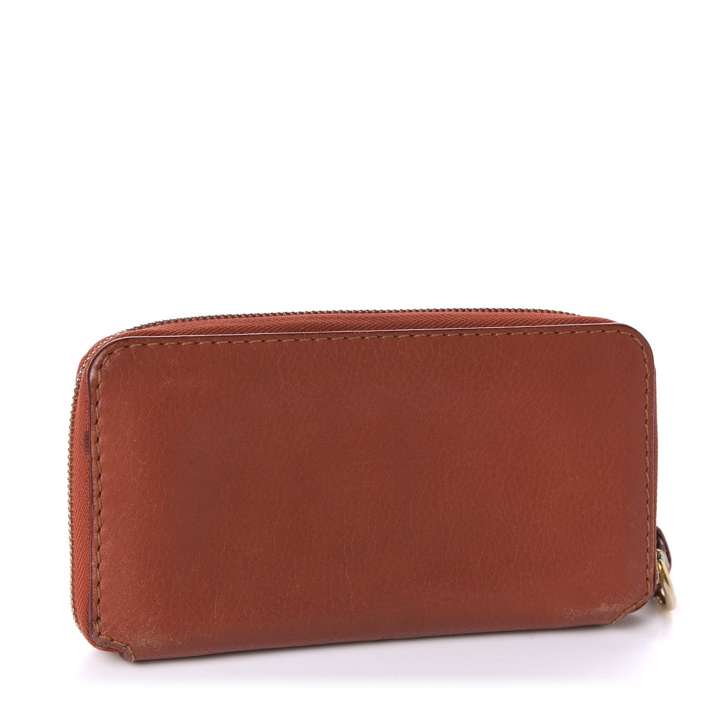 Calfskin Marcie Long Zip Around Wallet Maple Leaf