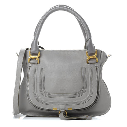 Chloe Calfskin Medium Marcie Satchel Cashmere Grey 1 of 10