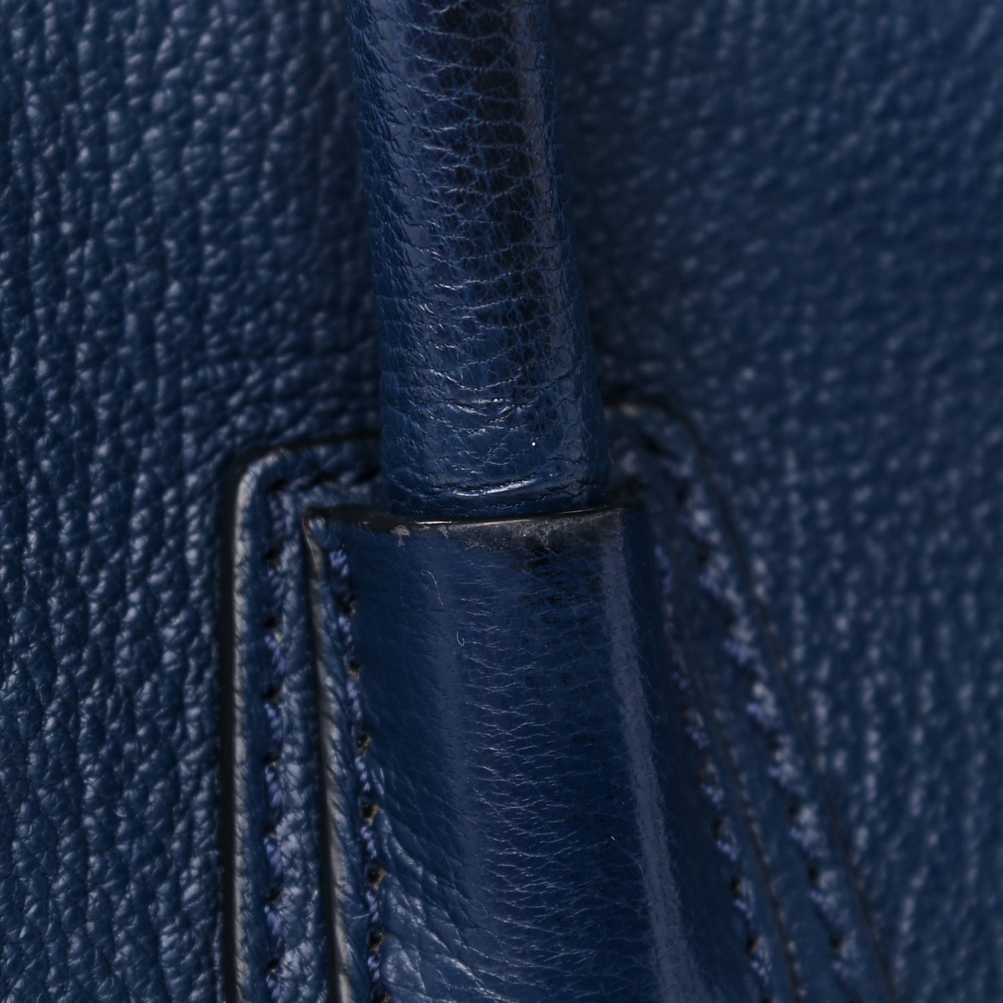Sugar Goatskin Mini Antigona Navy