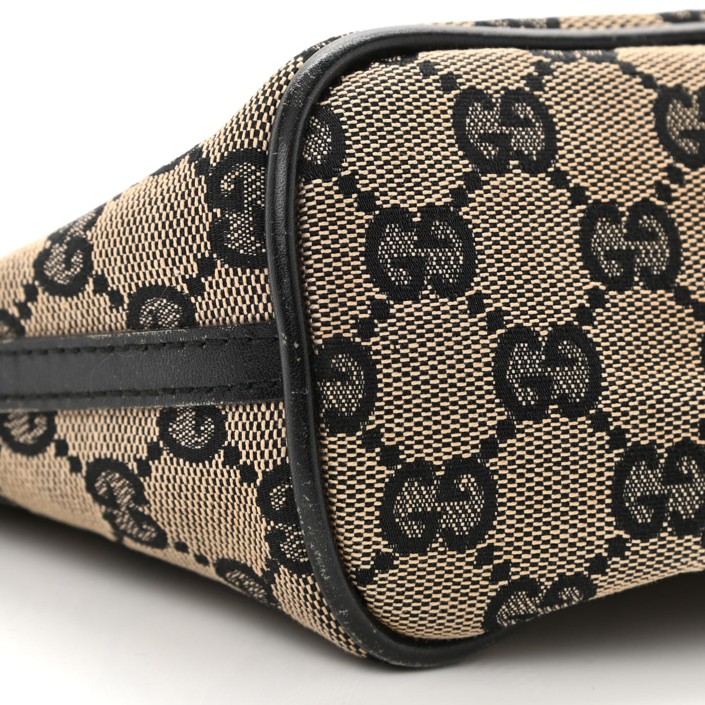 Monogram Web Boat Pochette Black