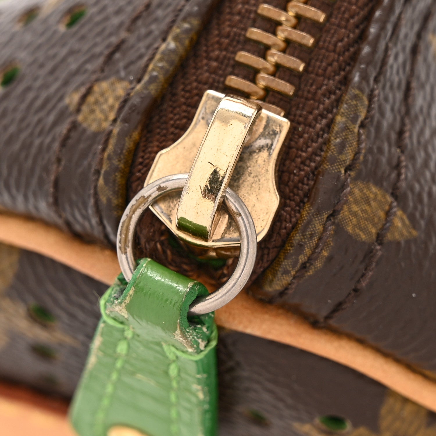 Louis Vuitton Monogram Perforated Speedy 30 Green 11 of 11