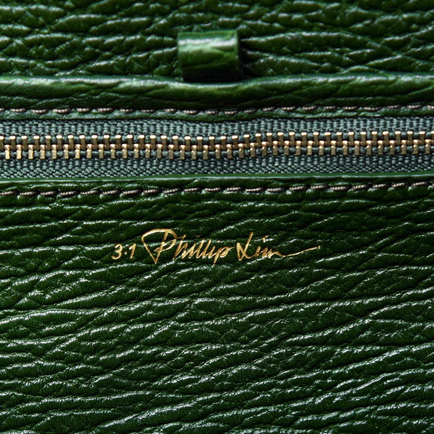 Textured Calfskin Pashli Backpack Jade