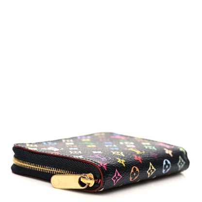 Louis Vuitton Monogram Multicolor Zippy Coin Purse Black Grenade 4 of 7