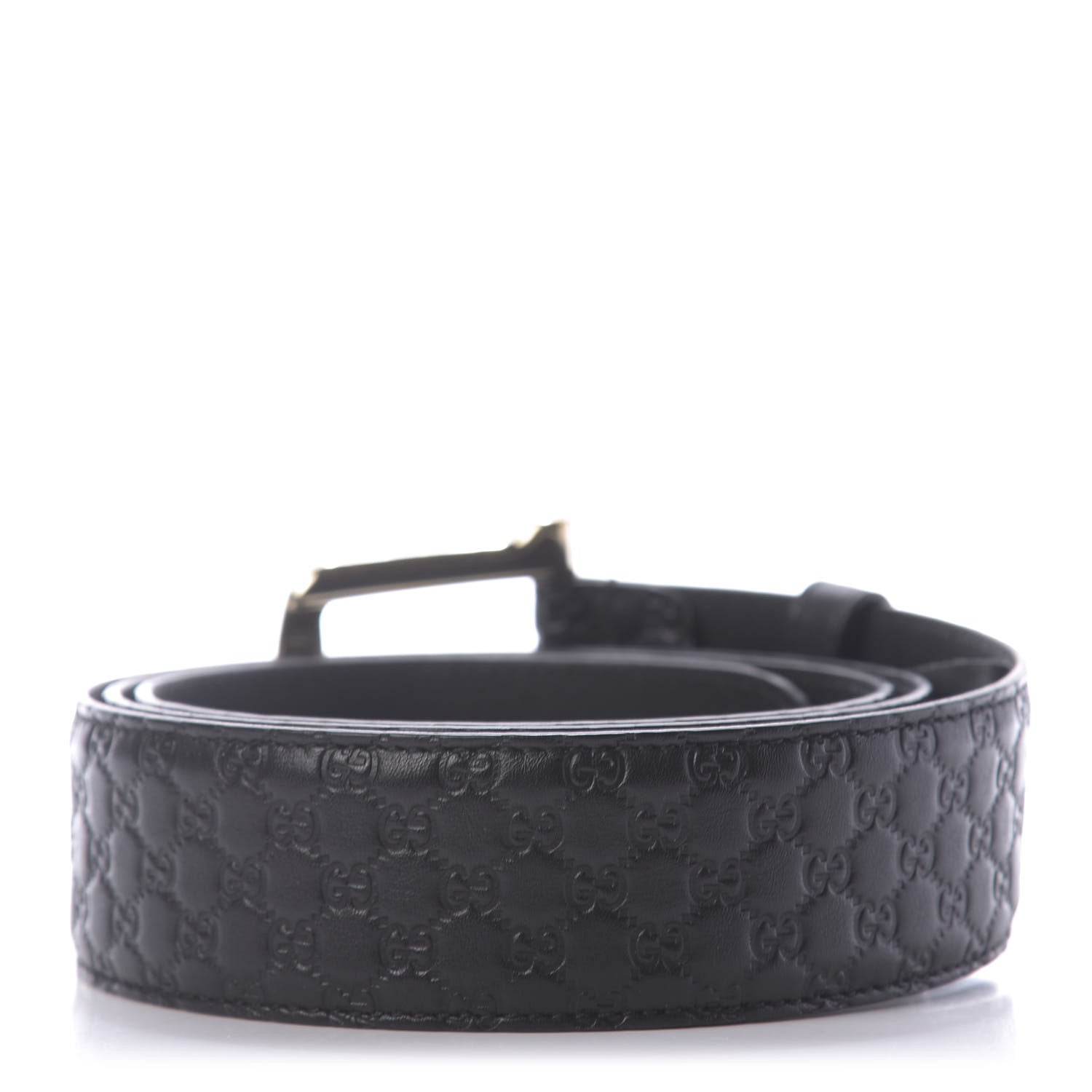 Gucci Soft Microguccissima Margaux Calfskin Belt 105 42 Black 2 of 7