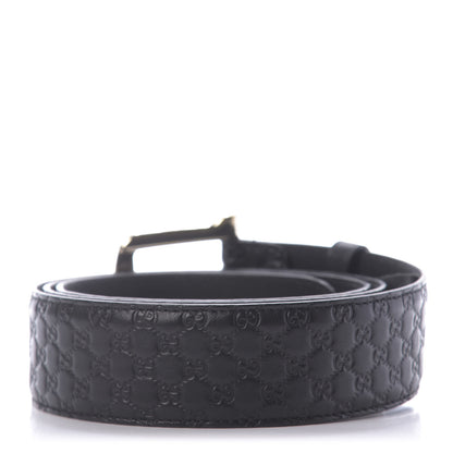 Gucci Soft Microguccissima Margaux Calfskin Belt 105 42 Black 2 of 7