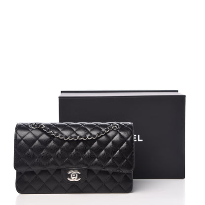 Chanel Caviar Quilted Medium Double Flap Black 10 of 10