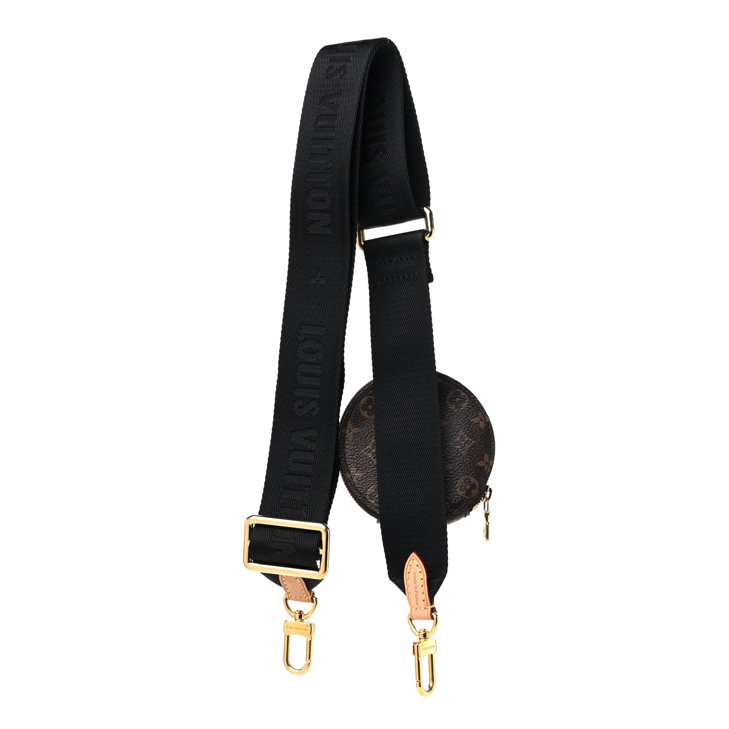 Louis Vuitton Monogram Multi Pochette Accessories Bandouliere Shoulder Strap Black 2 of 7