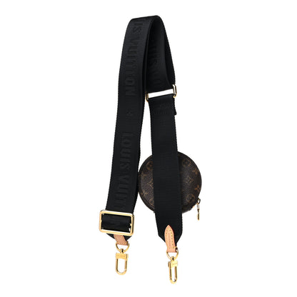 Louis Vuitton Monogram Multi Pochette Accessories Bandouliere Shoulder Strap Black 2 of 7