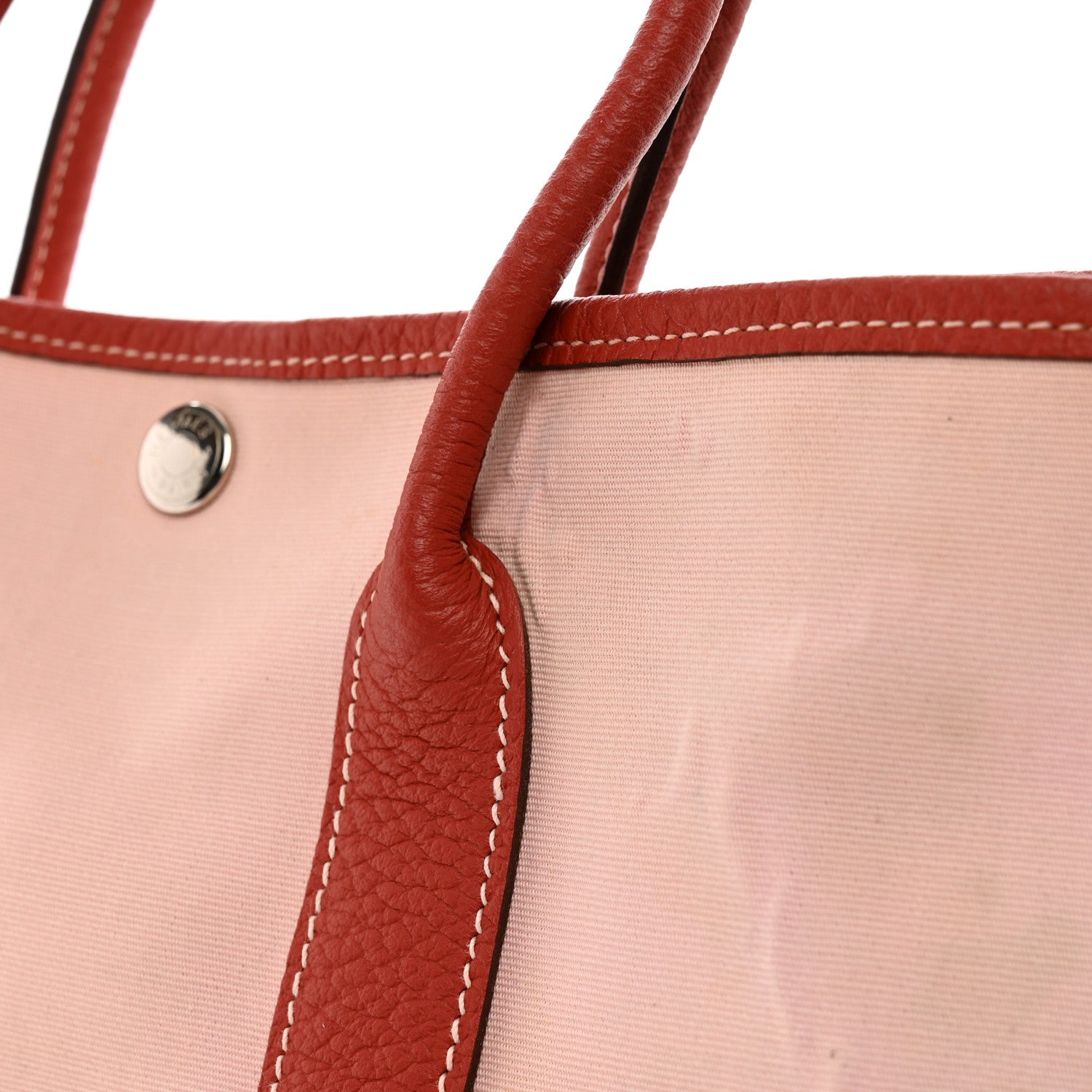 Hermes Toile Militaire Vache Country Garden Party 30 TPM Rose Sakura Rouge Duchesse 11 of 11