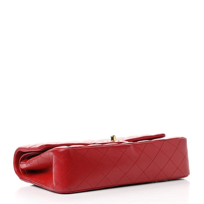 Chanel Lambskin Quilted Medium Double Flap Red 3 of 13