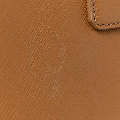 Prada Saffiano Large Galleria Double Zip Tote Caramel 19 of 32